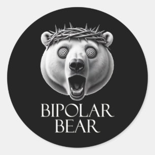 Bipolar-Aufkleber Runder Aufkleber