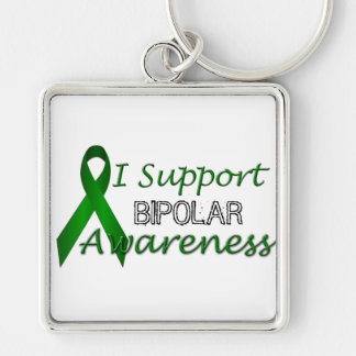 Bipolar Awareness Green Ribbon Premium Schlüsselan Schlüsselanhänger