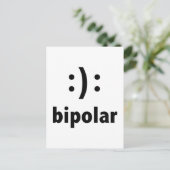 bipolar postkarte (Stehend Vorderseite)