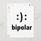 bipolar postkarte (Vorne/Hinten)