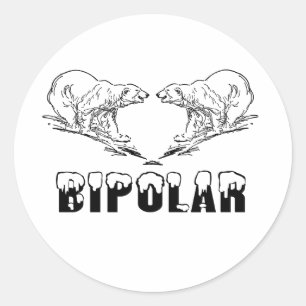 BIPOLAR RUNDER AUFKLEBER