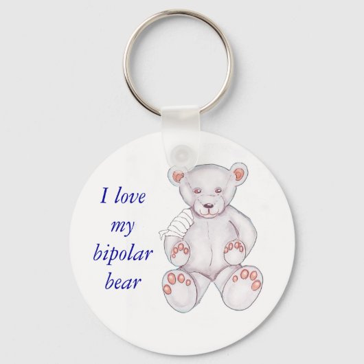 Bipolar-Schlüsselanhänger - Maßgeschneiderte Schlüsselanhänger (Vorderseite)