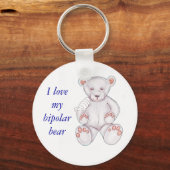 Bipolar-Schlüsselanhänger - Maßgeschneiderte Schlüsselanhänger (Vorderseite)