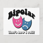 Bipolar: So Roll Postkarte (Vorderseite)