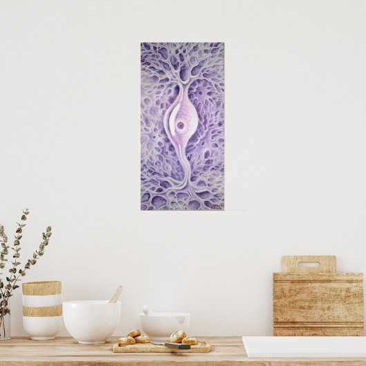 Bipolare Nervenzelle Poster (Küche)