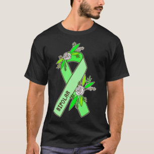 Bipolare Ribbon-Pocket Bipolare Störung Bewusstsei T-Shirt