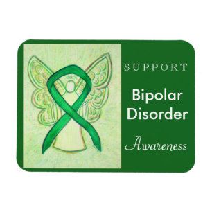 Bipolare Störung Bewusstsein Ribbon Angel Magnet