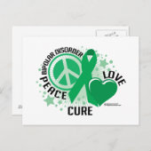 Bipolare Störung PLC Postkarte (Vorne/Hinten)