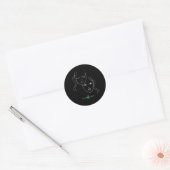 Bipolare Störung Runder Aufkleber (Umschlag)