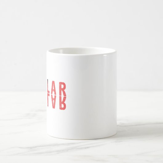 Bipolare Textgestaltung Kaffeetasse (Mittel)