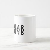 Bipolare Textgestaltung Kaffeetasse (Mittel)