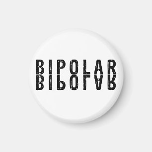 Bipolare Textgestaltung Magnet