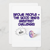 Bipolarer Stimmring Dankeskarte (Vorne/Hinten)