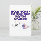 Bipolarer Stimmring Dankeskarte (Stehend Vorderseite)