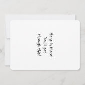 Bipolarer Stimmring Dankeskarte (Rückseite)