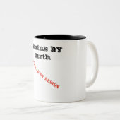 Bipolares Sprichwort Zweifarbige Tasse (VorderseiteRechts)