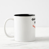 Bipolares Sprichwort Zweifarbige Tasse (Links)