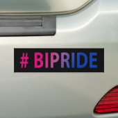#Bipride Bisexual Pride Autoaufkleber (Auf Auto)