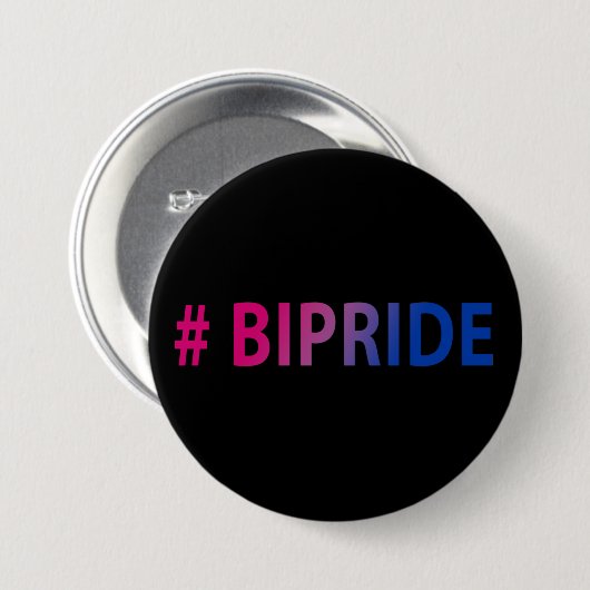 #Bipride Bisexual Pride Button (Vorne & Hinten)