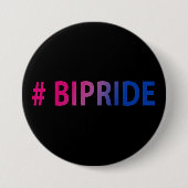 #Bipride Bisexual Pride Button (Vorderseite)