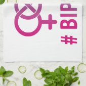 #Bipride Bisexual Pride Geschirrtuch (Gefaltet)