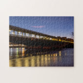 Bir-Hakeim-Brücke bei Morgendämmerung im Winter - Puzzle (Horizontal)