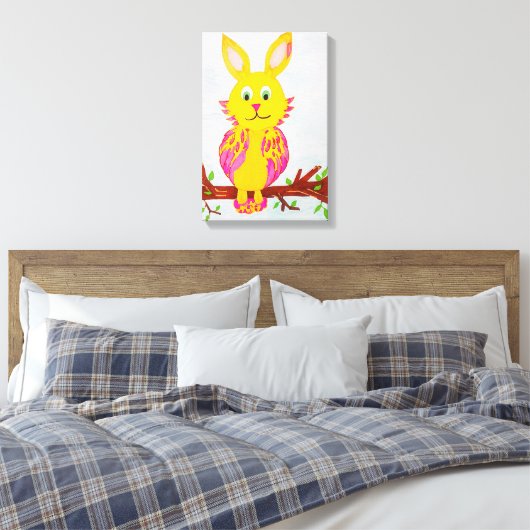 Birabbit Leinwanddruck (Insitu (Schlafzimmer))