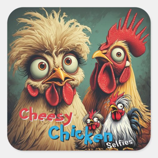 “Birb Energy” Mike & Mandy Selfie Sticker (Vorderseite)