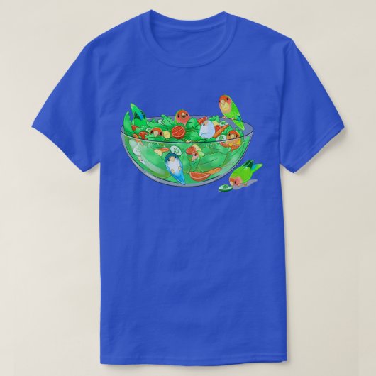 Birb Salad Peach Faces T-Shirt (Design vorne)