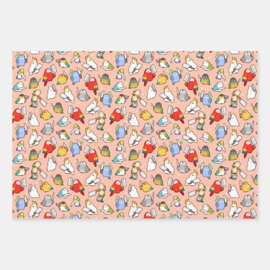 Birben Geschenkpapier Set (Vorderseite 3)