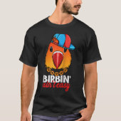 Birbing Ain t Easy Parrot I Fischers Lovebird Ragl T-Shirt (Vorderseite)