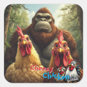 “Birbs Meet Bigfoot” Sticker Sheet (Vorderseite)