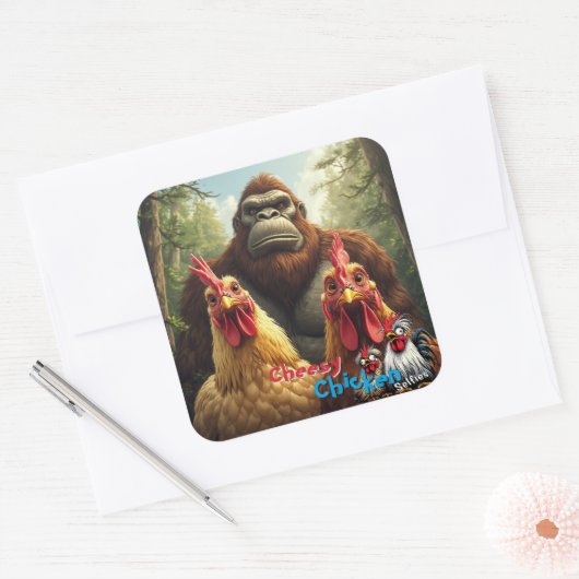 “Birbs Meet Bigfoot” Sticker Sheet (Umschlag)