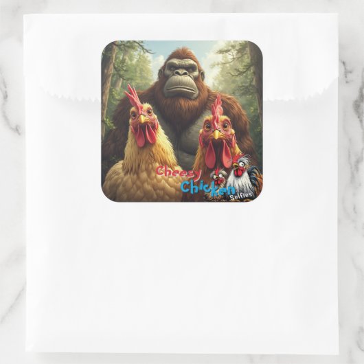 “Birbs Meet Bigfoot” Sticker Sheet (Tasche)