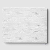 Birch Banner Wedding Gästebuch (Rückseite)