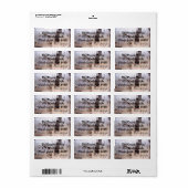 Birch Bark 2 Adresse Adressaufkleber (Vorne)