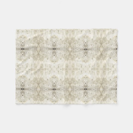 Birch Bark Blanket Fleecedecke (Vorderseite (Horizontal))