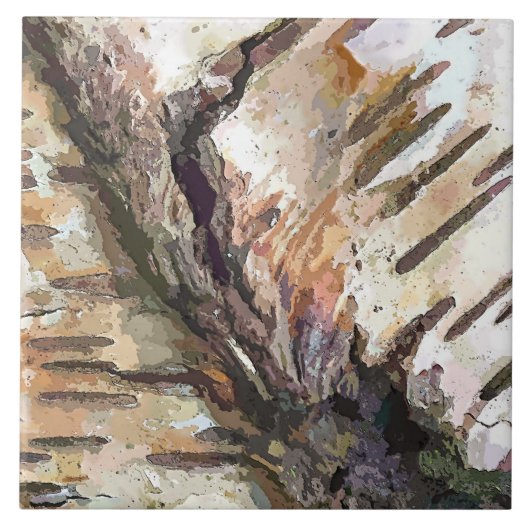 BIRCH BARK FLIESE (Vorderseite)