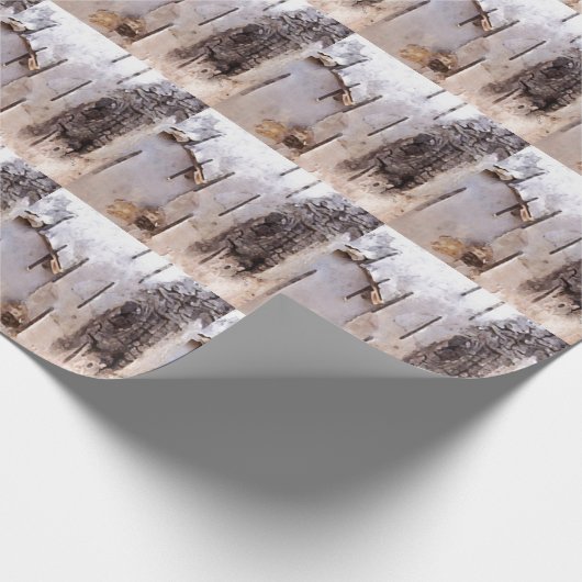 Birch Bark Geschenkpapier (Ecke)