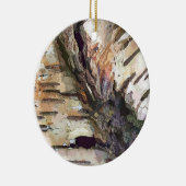 BIRCH BARK KERAMIK ORNAMENT (Rechts)