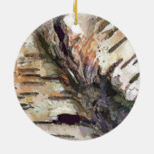BIRCH BARK KERAMIK ORNAMENT (Hinten)