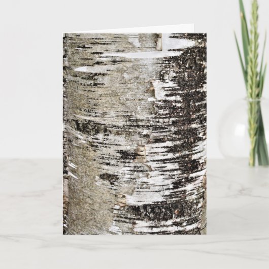 Birch Bark Nah-up Karte (Vorderseite)