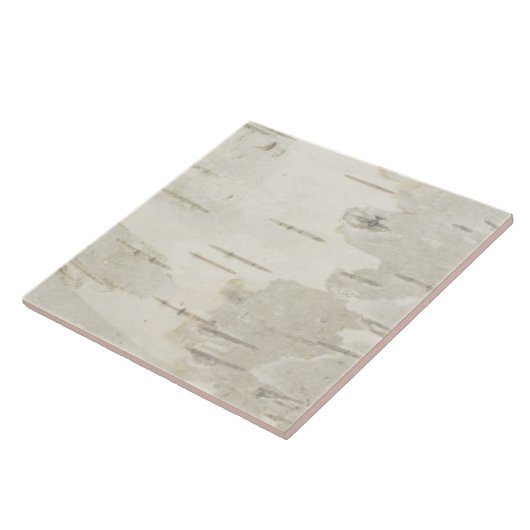 Birch Bark Nature Fotografy Keramik Tile Fliese (Seite)