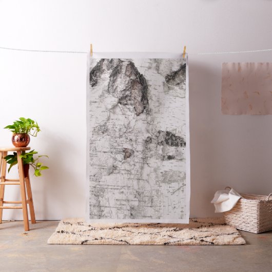 Birch bark pattern fabric stoff (Beispiel)