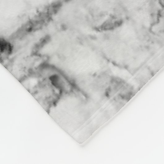 Birch bark pattern fleece blanket (Ecke)