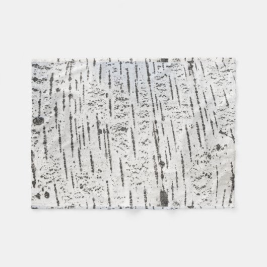 Birch bark pattern fleecedecke (Vorderseite (Horizontal))