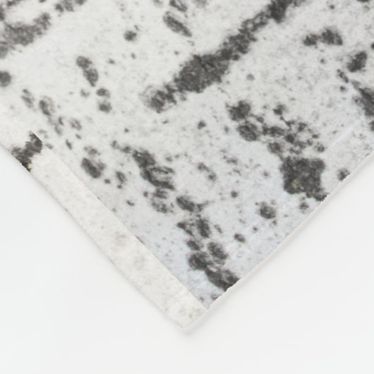 Birch bark pattern fleecedecke (Ecke)