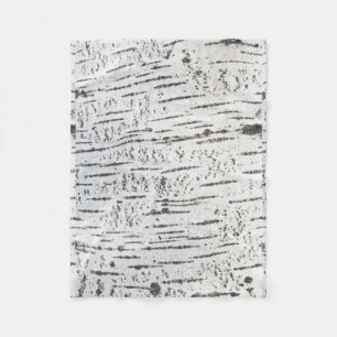 Birch bark pattern fleecedecke