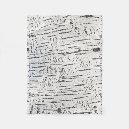 Birch bark pattern fleecedecke (Vorderseite)