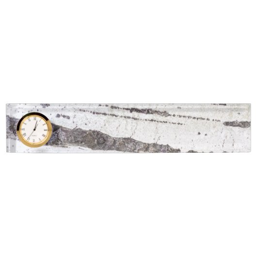 Birch bark pattern namensplakette (Vorderseite)